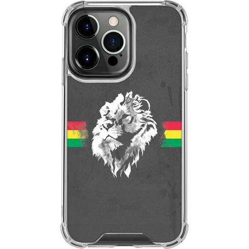 Horizontal Banner -  Lion of Judah iPhone 16 Pro Clear Case